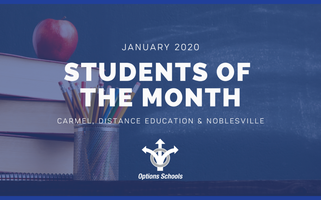 Students of the Month – Jan. 2020