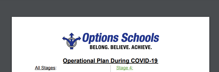 Options Shares Operational Plan