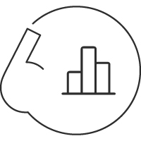 bar graph icon