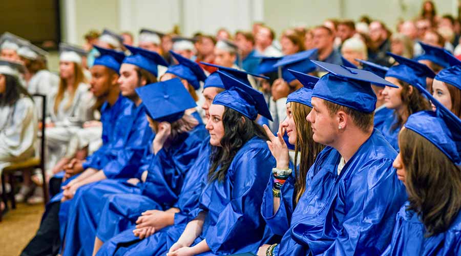 Graduation ceremony at Options Charter School 