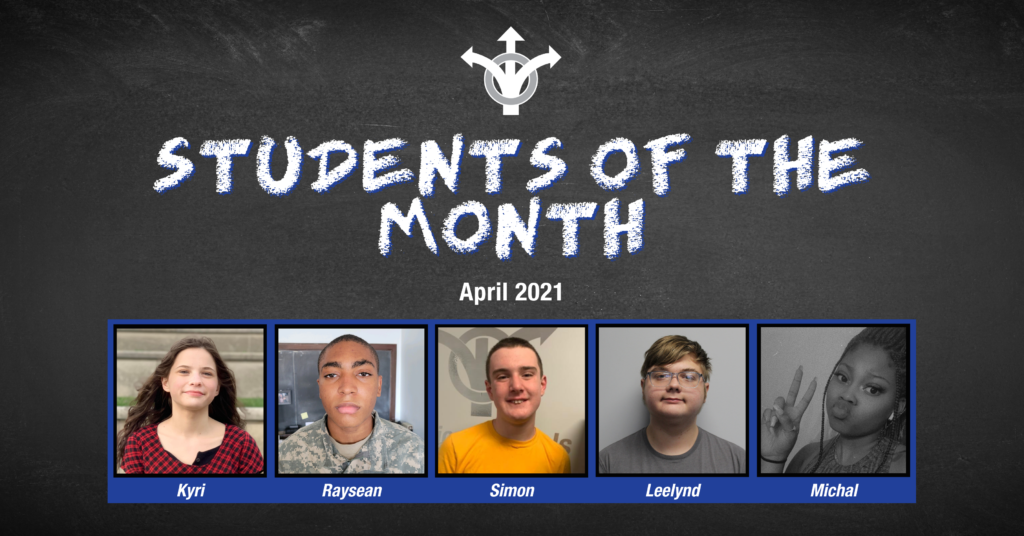 April 2021 students of the month