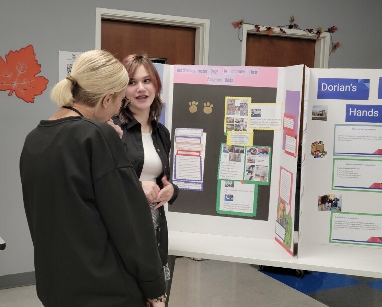 Career fair at Options Charter School 